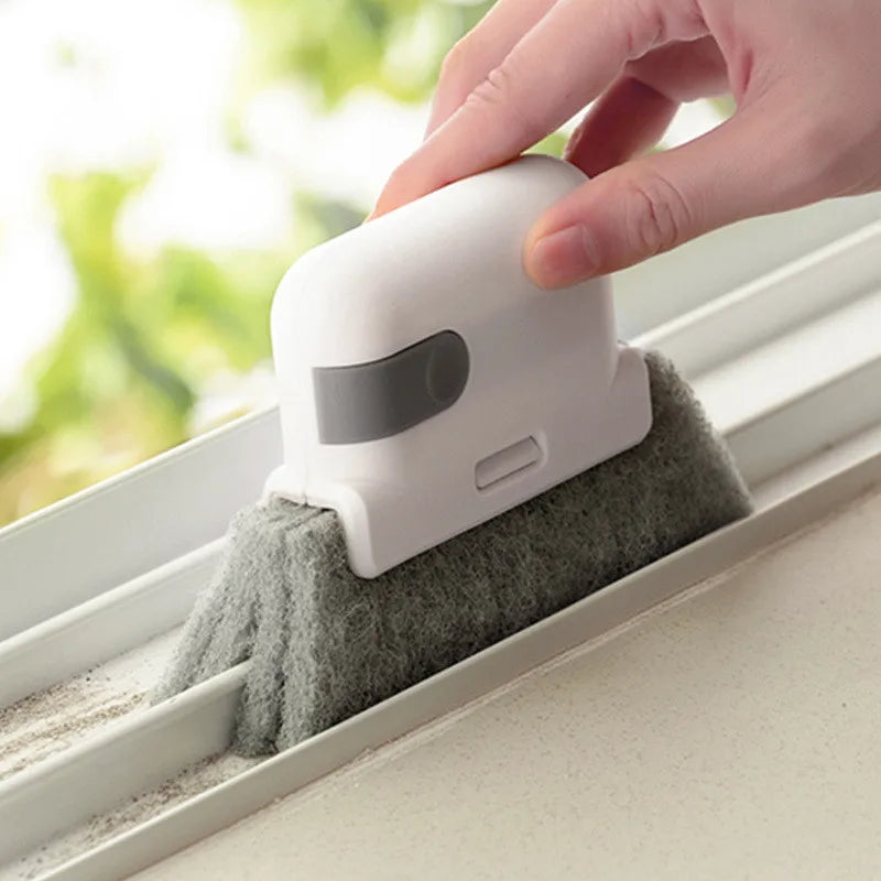 Window Groove Cleaning Cloth Brush Slot Hand-held Door Gap Keyboard Kitchen Floor Gap Household Cleaning Tools