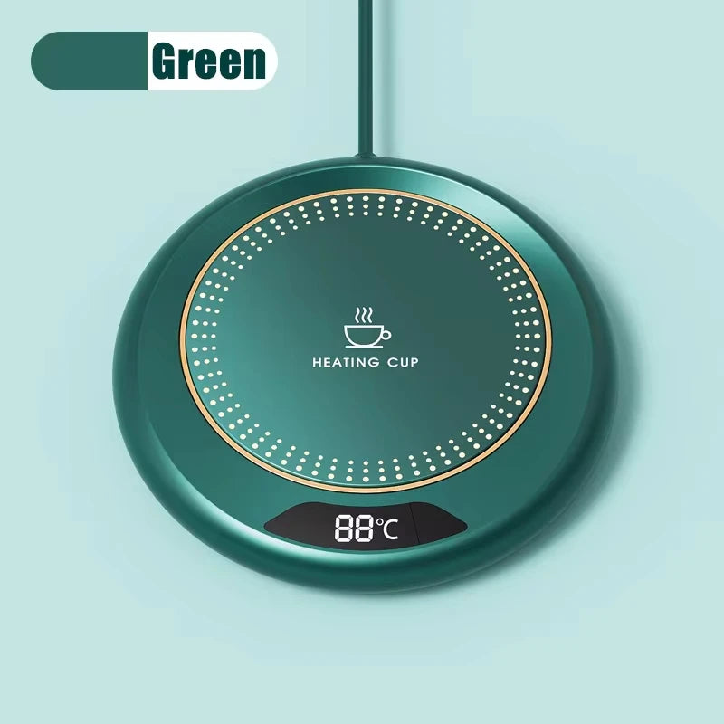 Xiaomi Thermostatic Heating Coaster USB Home Heating Cup Coaster 3-speed Adjustment Heating 55 Degrees Constant Temperature New