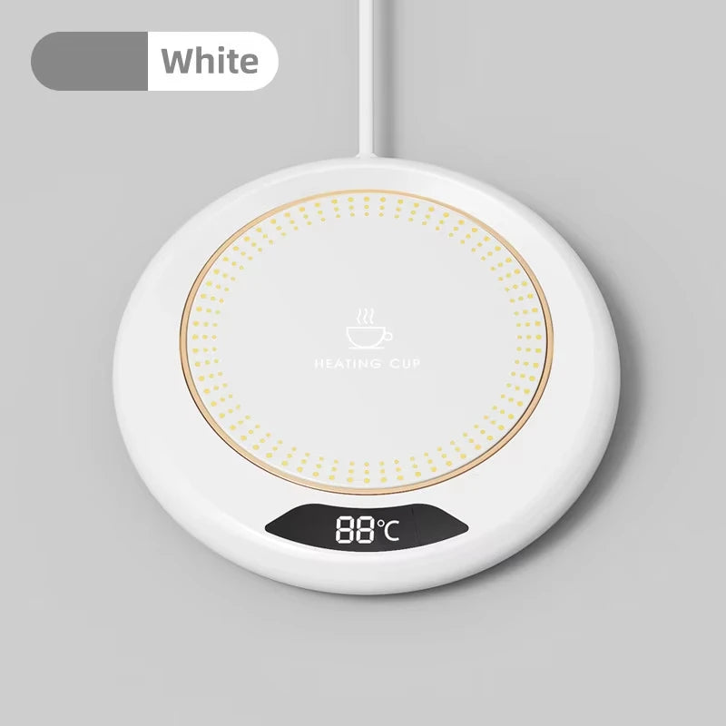 Xiaomi Thermostatic Heating Coaster USB Home Heating Cup Coaster 3-speed Adjustment Heating 55 Degrees Constant Temperature New