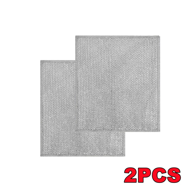 10-1pc Magic Cleaning Cloth Thickened Double -sided Metal Steel Wire Rags Kitchen Dish Pot Washdishing Cloths Towel Clean Tools