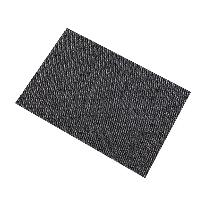 2/4/6PCS Place Mats Washable Easy To Clean Vinyl Dining Table Pads Durable PVC Weave Table Mats for Camp Party Hotel Home Decor