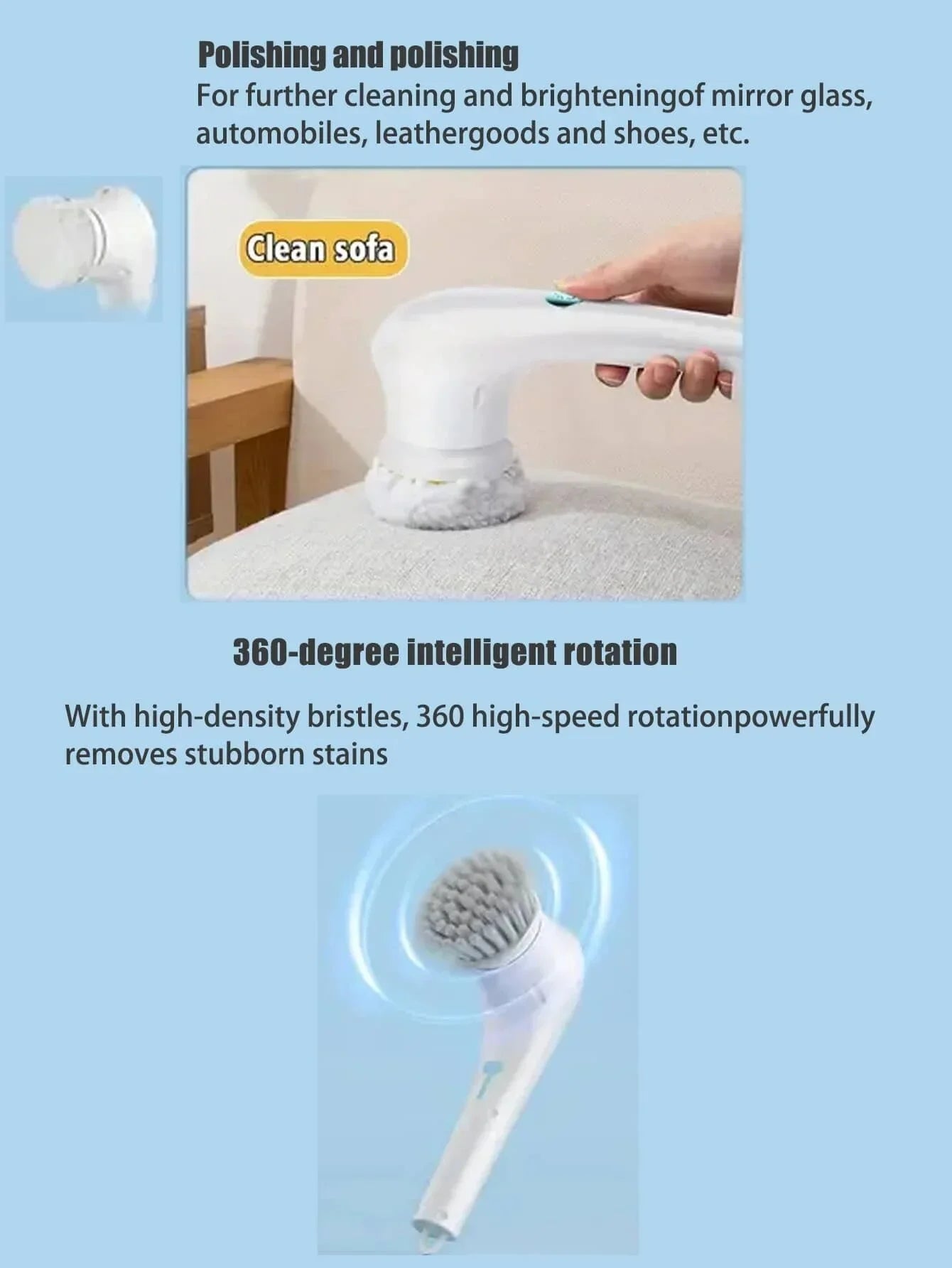 Multi-Functional Electric Cleaning Brush Kitchen Bathroom - Wireless Handheld Power Scrubber For Dishes/Pots/Pans