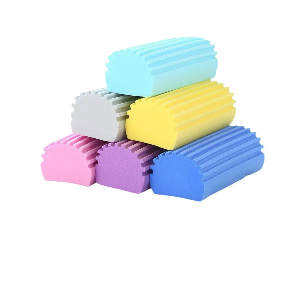 Magical Dust Cleaning Sponges PVA Sponge Damp Clean Duster Sponge for Blinds, Glass,Baseboards,Radiators,Window Track Grooves