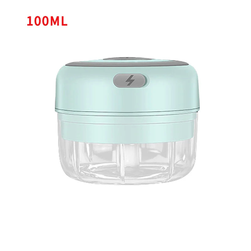 HiPiCok Meat Grinder Electric Garlic Crusher Food Chopper Mini Garlic Press Vegetable Chopper Masher Machine USB Kitchen Gadgets