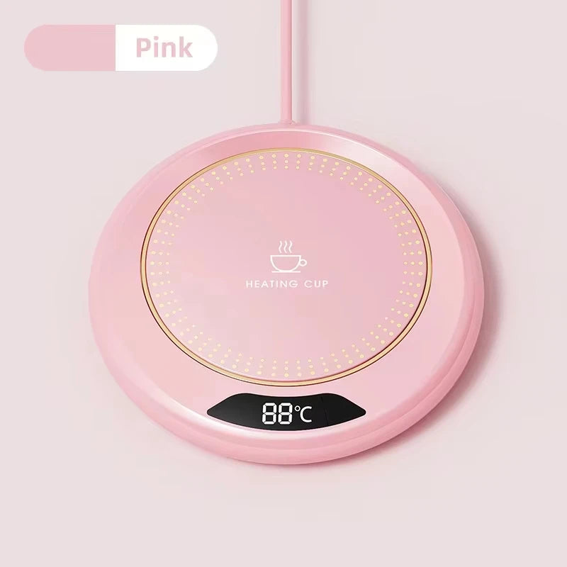 Xiaomi Thermostatic Heating Coaster USB Home Heating Cup Coaster 3-speed Adjustment Heating 55 Degrees Constant Temperature New