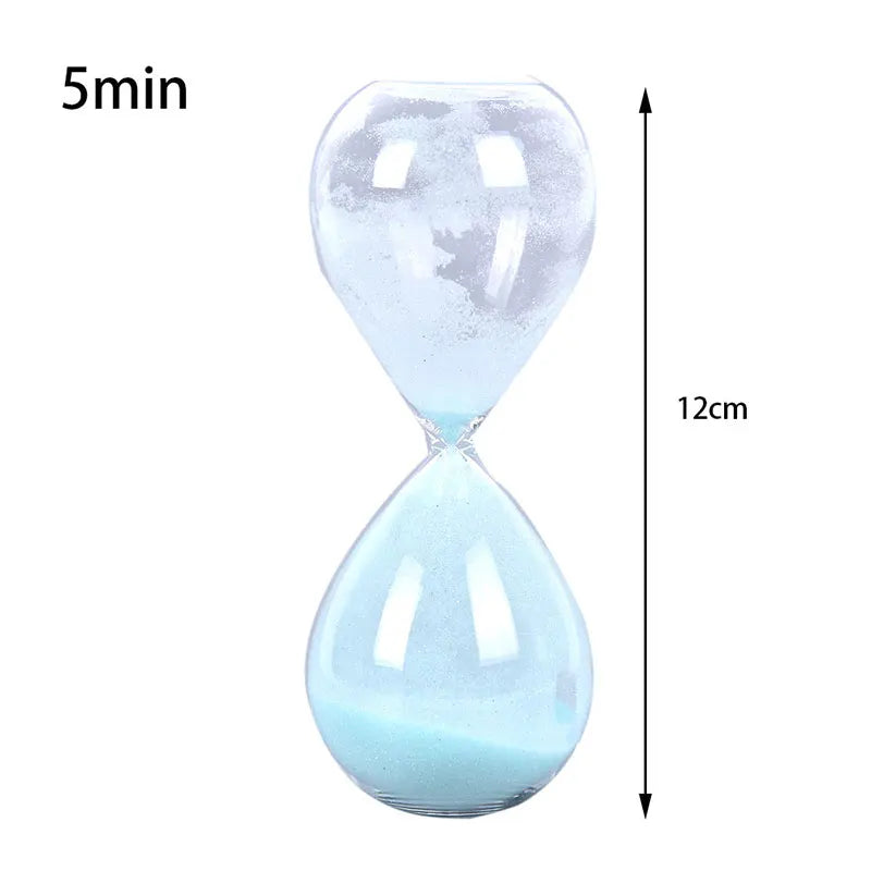 5 min Creative Sand Clock Hourglass Timer Gifts Color Random as Delicate Home Decorations