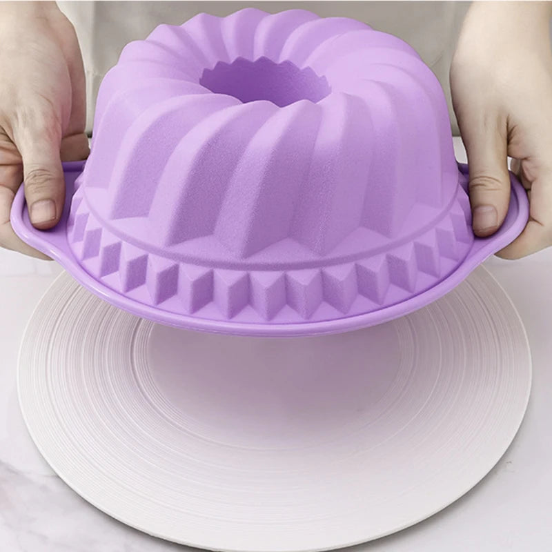 FAIS DU Purple Baking Mold For Pastry Shape And Accessories Cake Decorating Tools Silicone Mould Bakeware Muffin Cupcake Molds