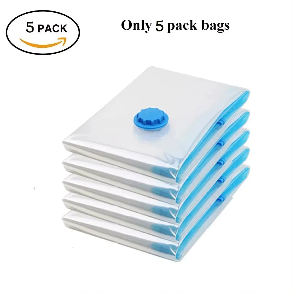 Vacuum Storage Bags,for Bedding,Pillows,Towel,Clothes Space Saver Travel Storage Bag,With Hand-electric-Pump,Vacuum Bag Package