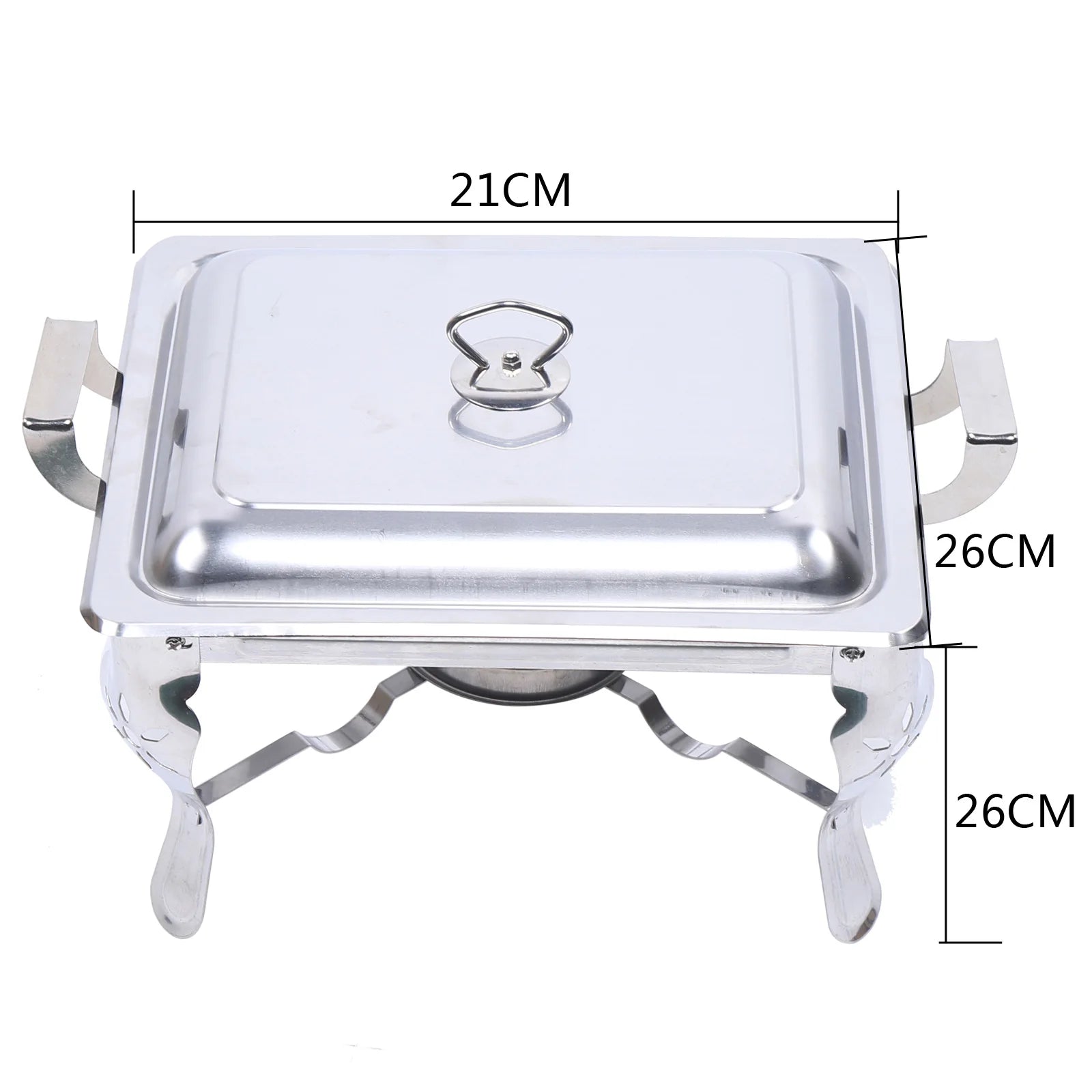 6L Dining Stove Heat Containers Chafing Dish Containers Food Warmer For Kitchen Buffet Plate Banquet