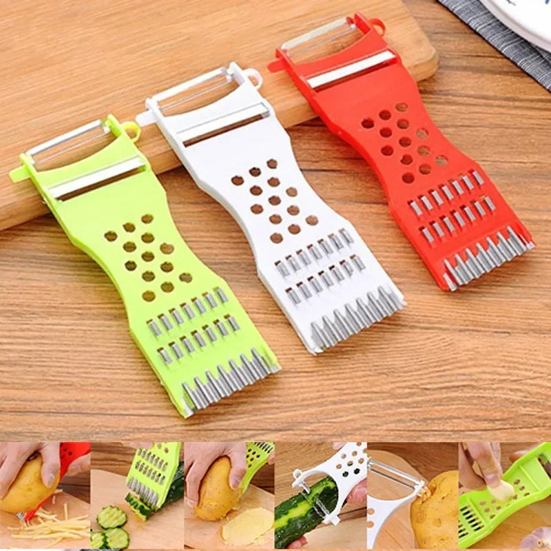 Home Multifunction Kitchen Gadgets Vegetable Fruit Peeler Parer Julienne Cutter Tool Carrot Cucumber Peeler Rolling