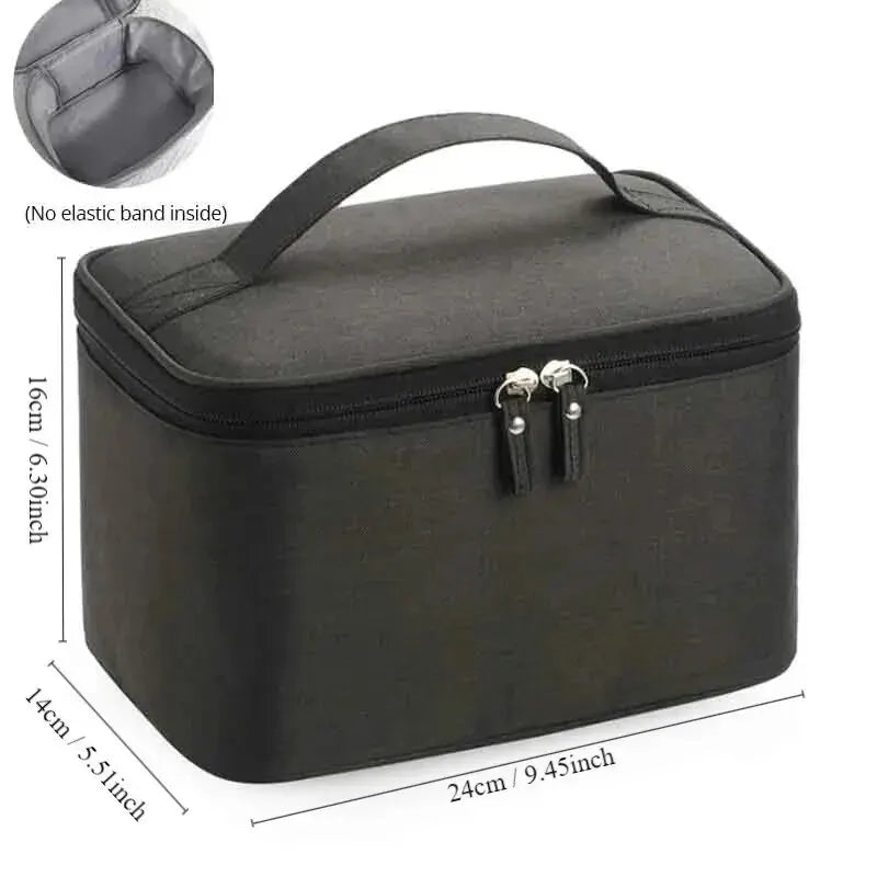 1pc Business Trip Men's Toiletry Bag Double Layer Large Capacity Cosmetic Bag Oxford Cloth Storage Bag Portable Handbag