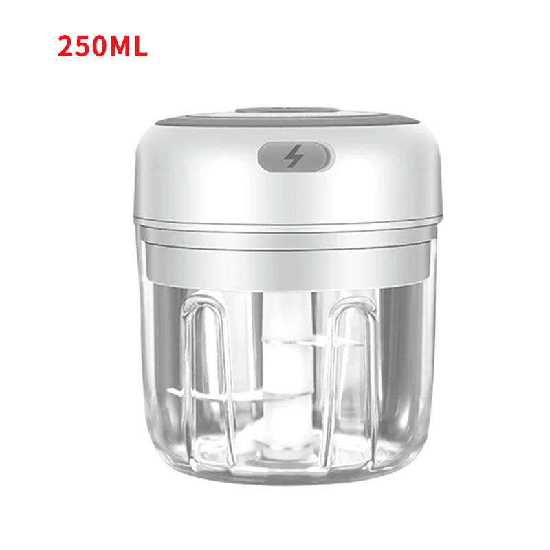 HiPiCok Meat Grinder Electric Garlic Crusher Food Chopper Mini Garlic Press Vegetable Chopper Masher Machine USB Kitchen Gadgets