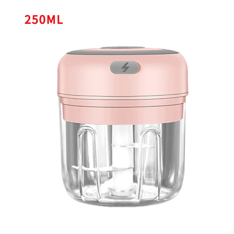 HiPiCok Meat Grinder Electric Garlic Crusher Food Chopper Mini Garlic Press Vegetable Chopper Masher Machine USB Kitchen Gadgets