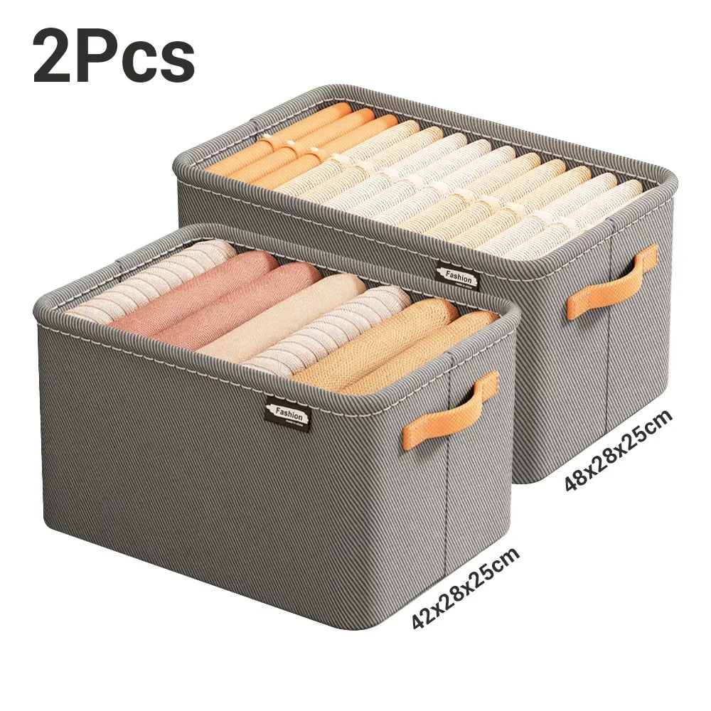 Thicken Clothes Organizer Pants Sweater Storage Cabinets Drawers Organizer Jeans Storage Box Wardrobe Clothes Storage Organizers