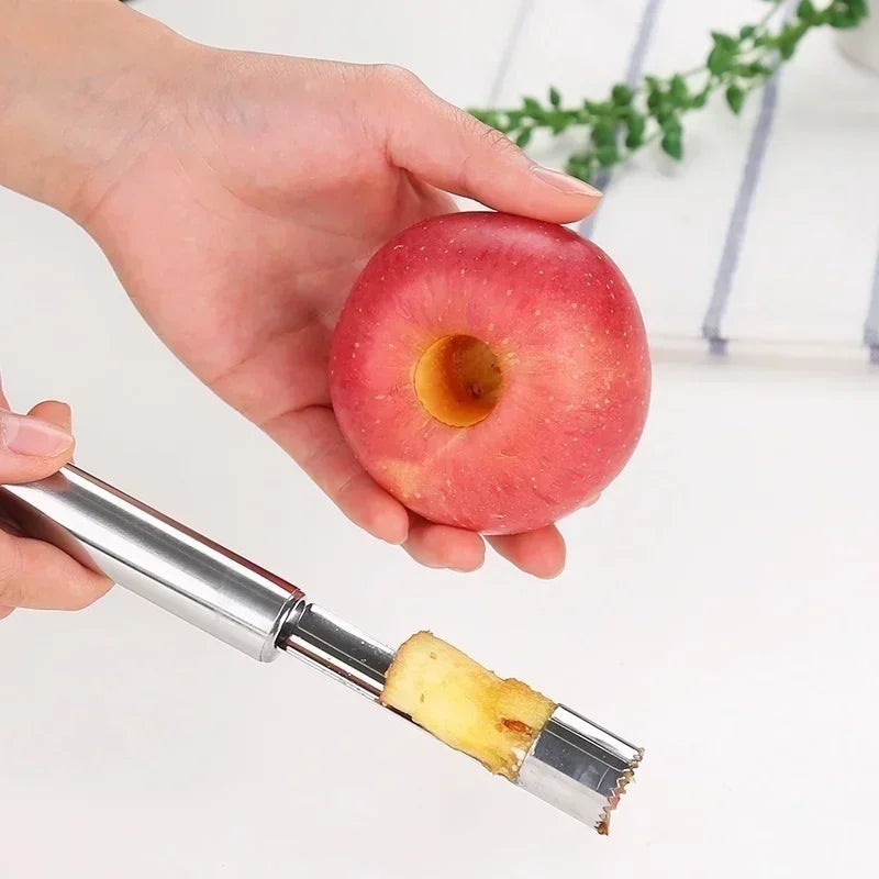 Apple Core Remover Stainless Steel Pear Fruit Vegetable Tool Core Seed Remover Cutter Seeder Slicer Knife Home Kitchen Accessory